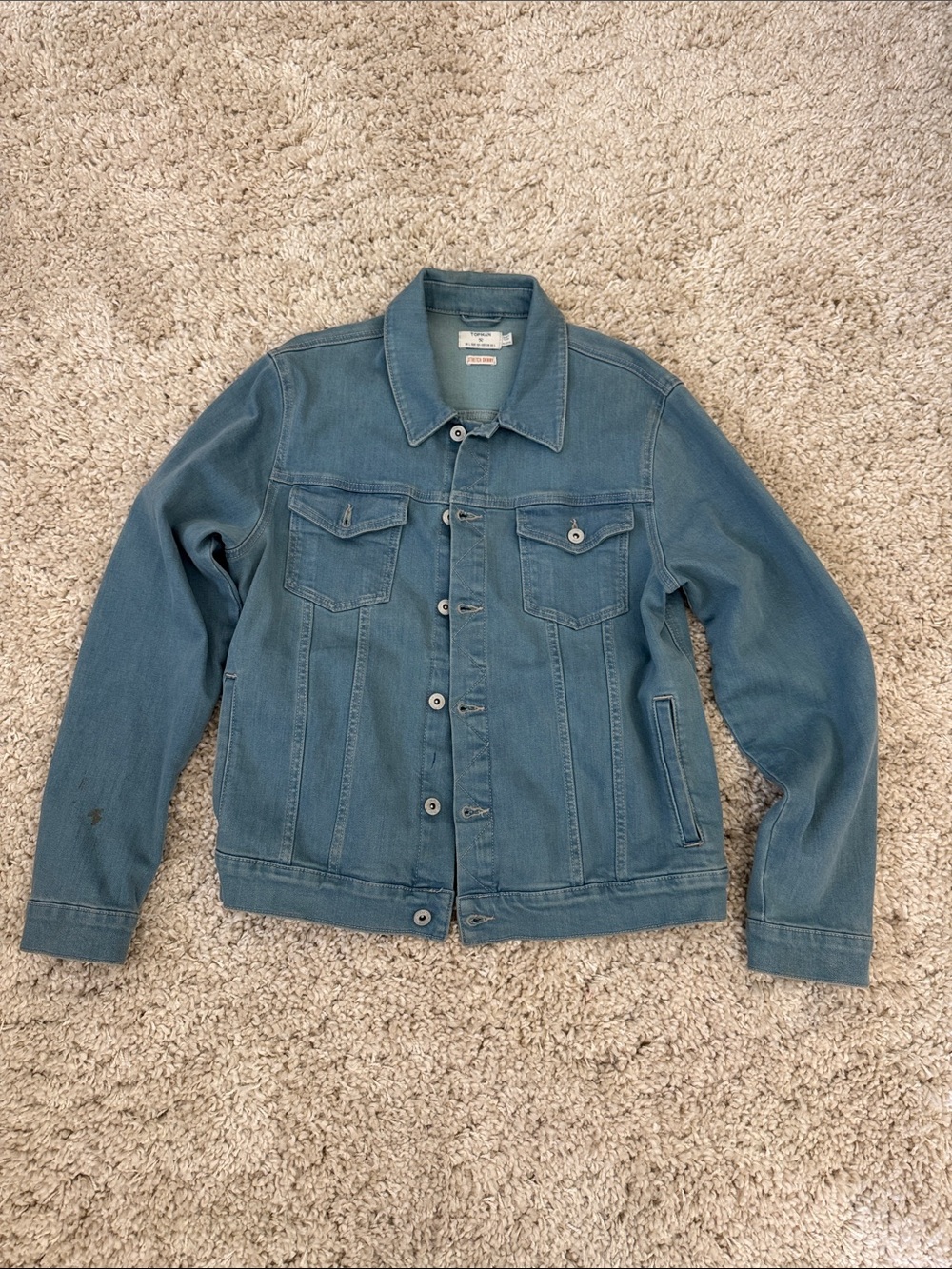 Topman Light Blue Denim Jacket